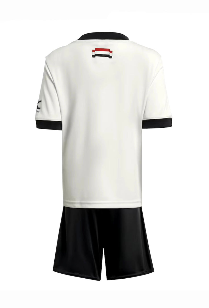 Camiseta y Pantalones Cortos para Niño Manchester United Away 24/25