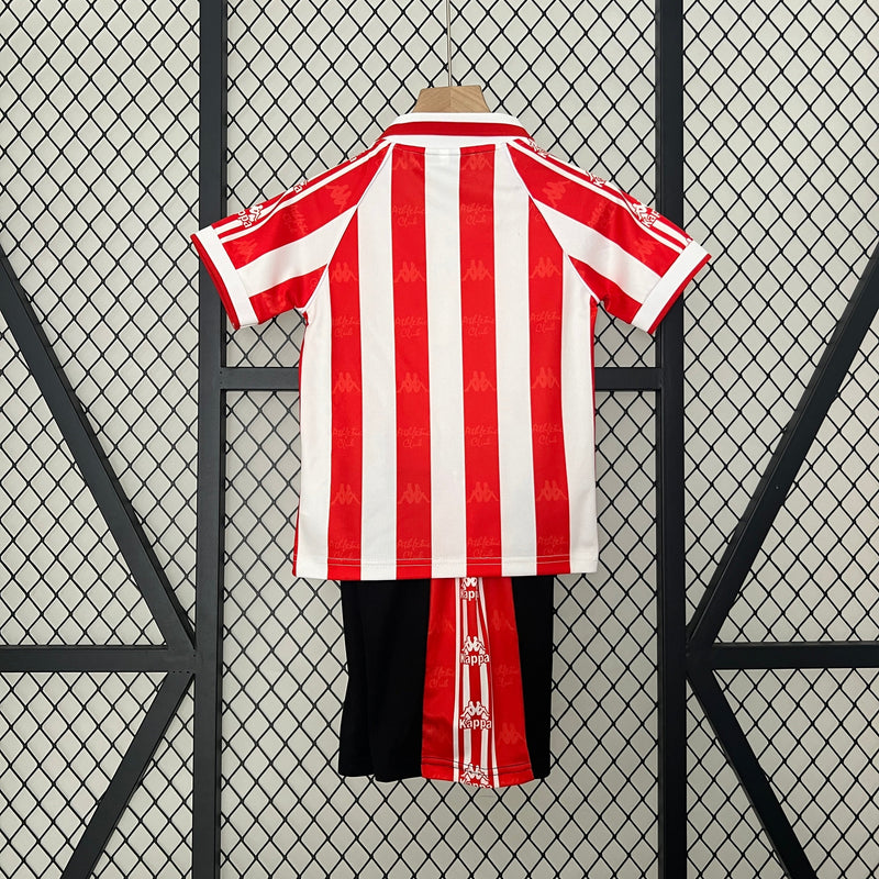 Camisa e Pantalon Corto Niño Athletic Bilbao Home Retro 95/97