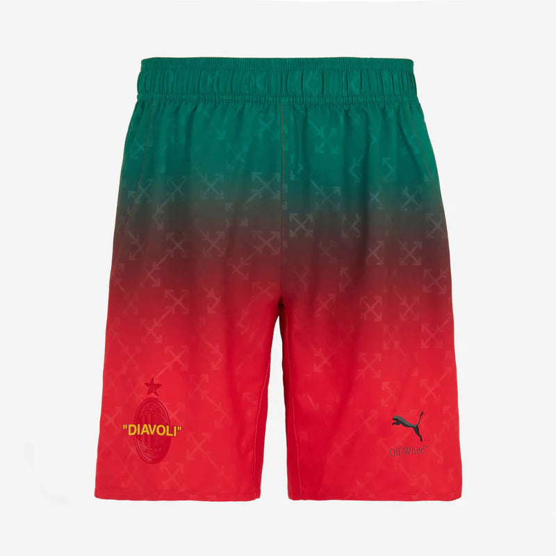 Pantalon Corto RED PUMA X AC MILAN X OFF-WHITE 24/25