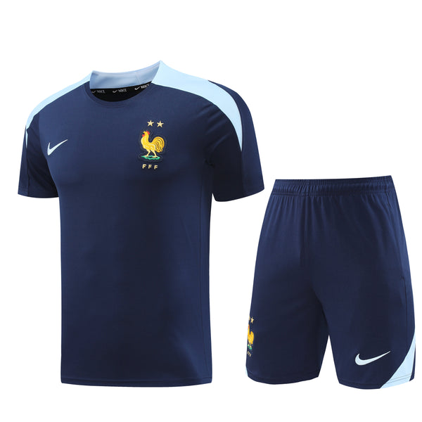 Camiseta y Pantalón corto de Entrenamiento Francia 24/25