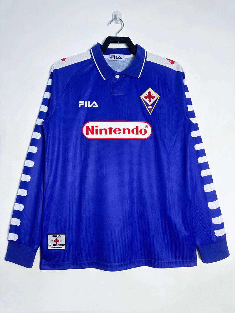 Camiseta Retro ACF Fiorentina Home 98/99 - manga larga