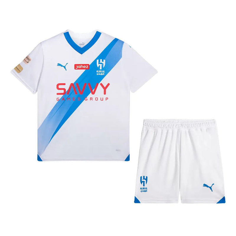 Camiseta e Pantalones Cortos para Niños Al-Hilal Away 23/24