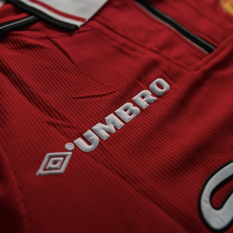 Camiseta retro Manchester United Home  manga larga 98/99 - Con Patch