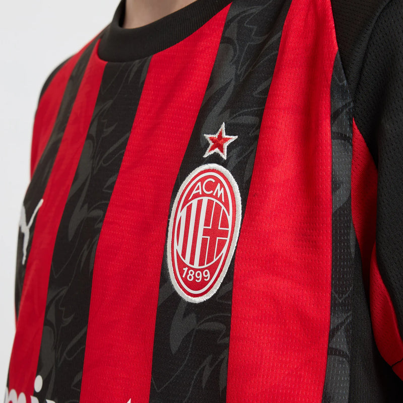 Camiseta y Pantalon Corto para Niño AC MILAN Home 25/26