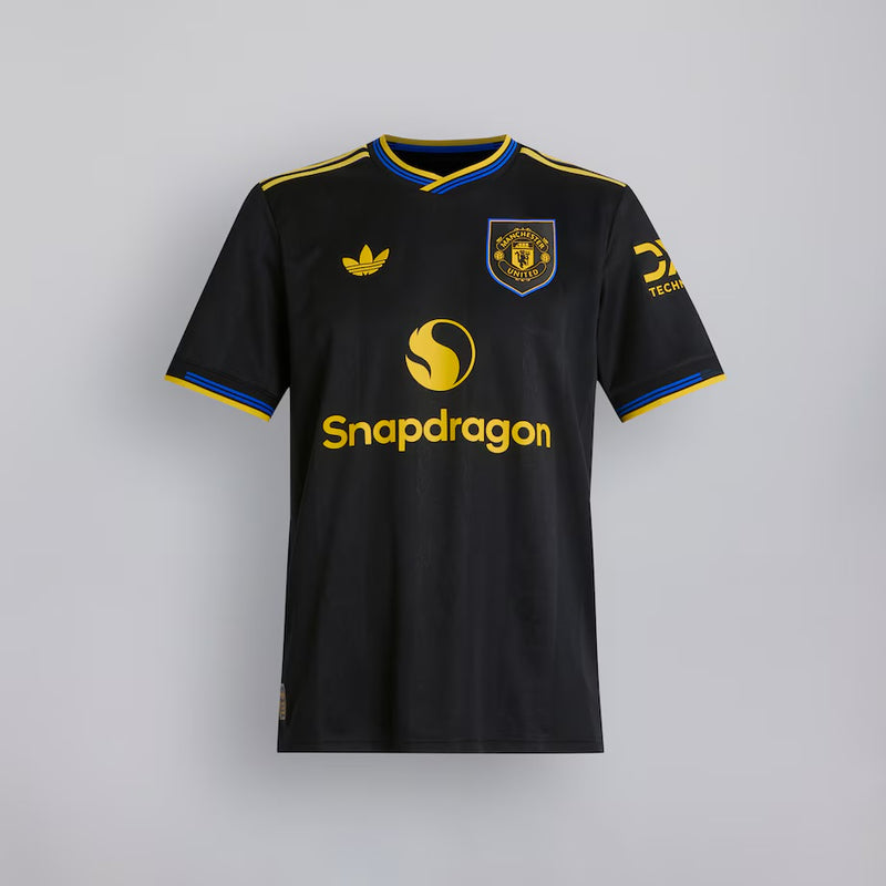 Camiseta y Pantalones Cortos para Niño Manchester United Third 25/26