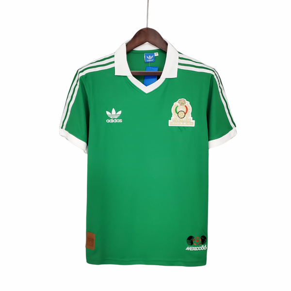 Camiseta Retro 1986 Mexico Home