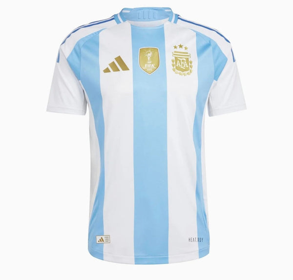 CAMISETA ARGENTINA Home 24/25 - CON PARCHE DE CAMPEÓN DE LA COPA DEL MUNDO