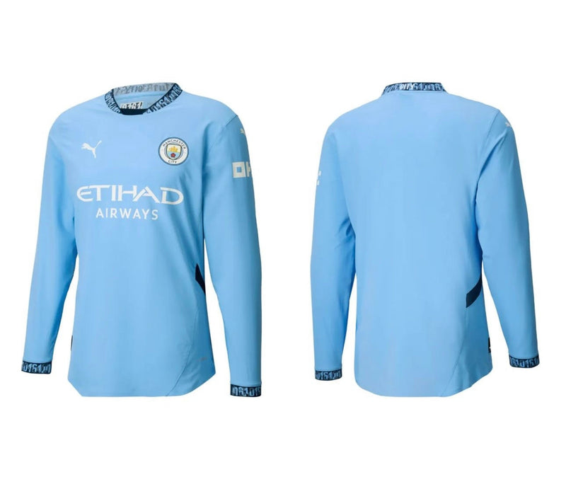 Camiseta Manchester City Home 24/25 - Manga Larga