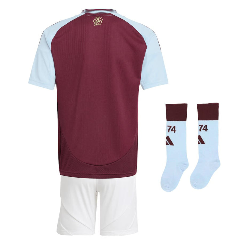 Camisa e Pantalones Cortos para Niños Aston Villa 24/25 - Con Medias