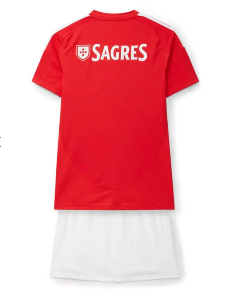 Camiseta y Pantanoles Cortos Niño Benfica Home 24/25