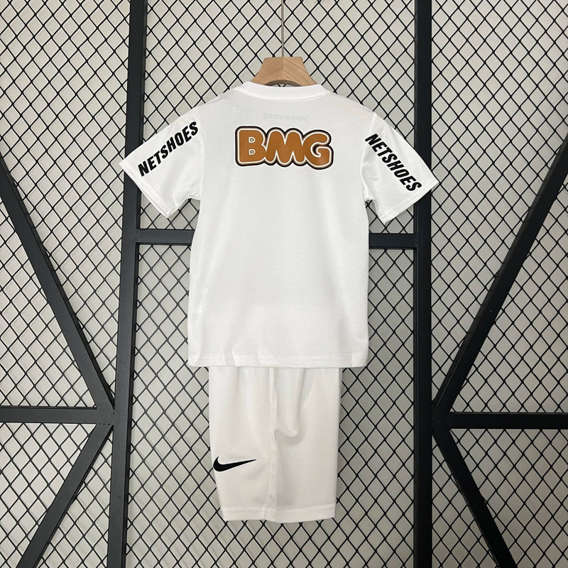 Camiseta y Pantalon Corto Niño Retro Santos 11/12