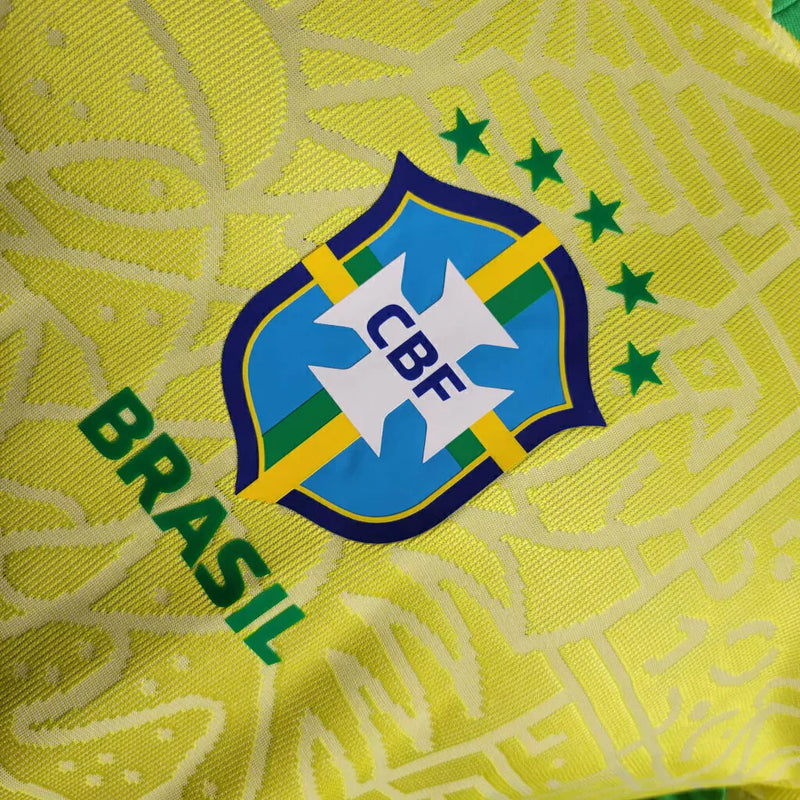 Camiseta Brasil Home versión Jugador - 24/25