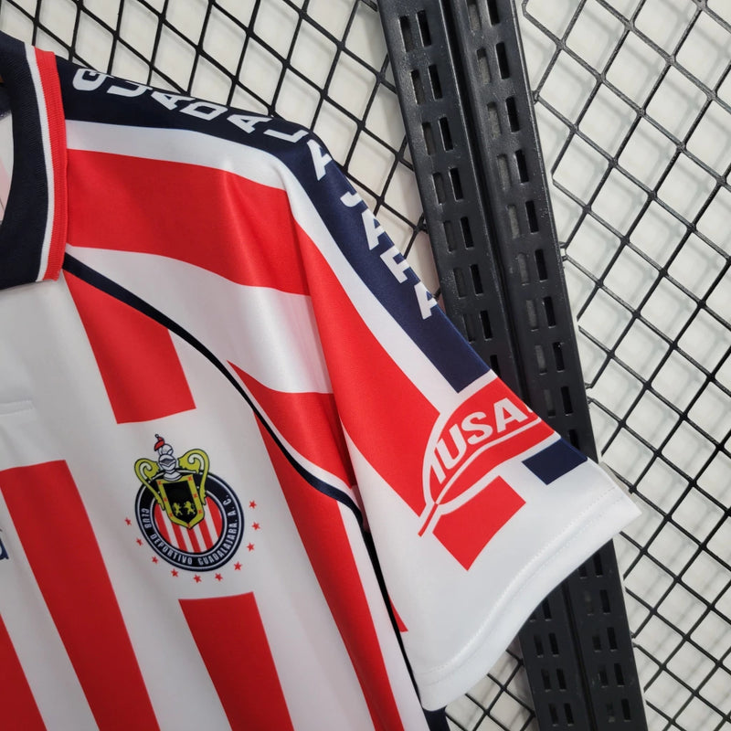 Camiseta Retro Chivas de Guadalajara Home 02/03