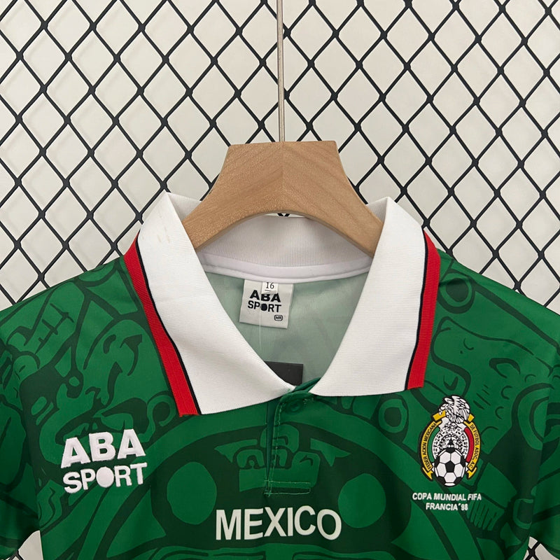 Camisa e Pantalones Cortos para Niño Retro Mexico 1998