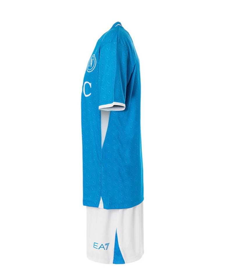 Camiseta y Pantalon Corto para Niño Napoli Home 24/25