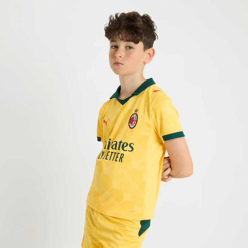 Camiseta y Pantalon Corto para Niño AC MILAN Third 25/26