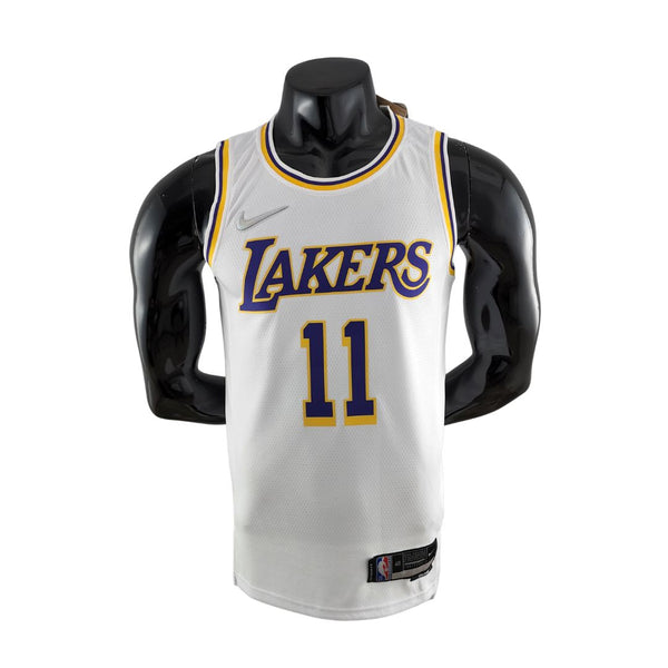 75 Aniversario IRVING #11 Los Angeles Lakers Blanco NBA Jersey