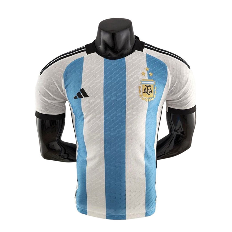 CAMISETA ARGENTINA I EQUIPACIÓN - 3 ESTRELLAS -  22/23 - BLANCO Y CELESTE - VERSIÓN JUGADOR