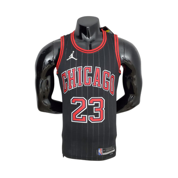 75 Aniversario Jordan #23 Chicago Bulls Flyers Negro NBA