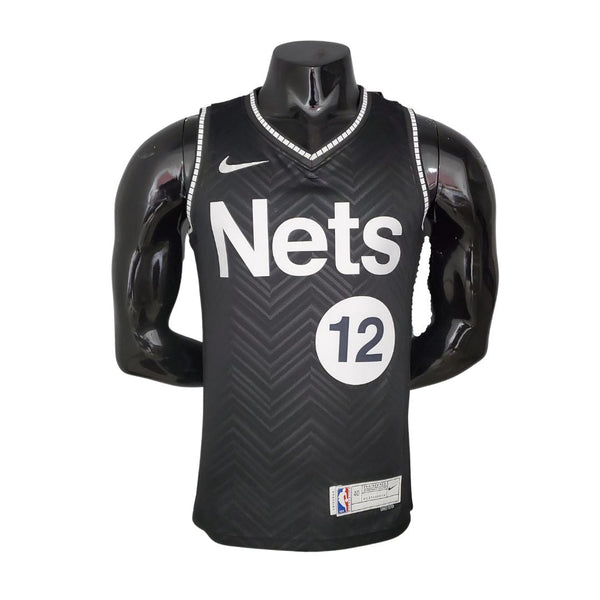 Camiseta NBA 2021 HARRIS#12 Brooklyn Nets Edición Extra Negro