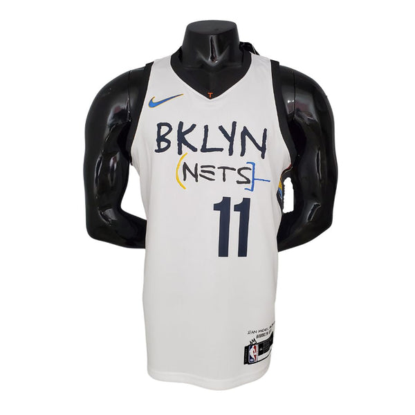 Camiseta NBA IRVING#11 Brooklyn Nets Graffiti Blanco