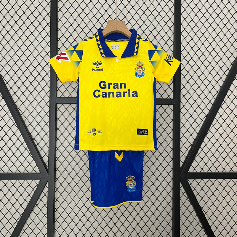 Camisa e Pantalon Corto Niño UD Las Palmas Home 24/25