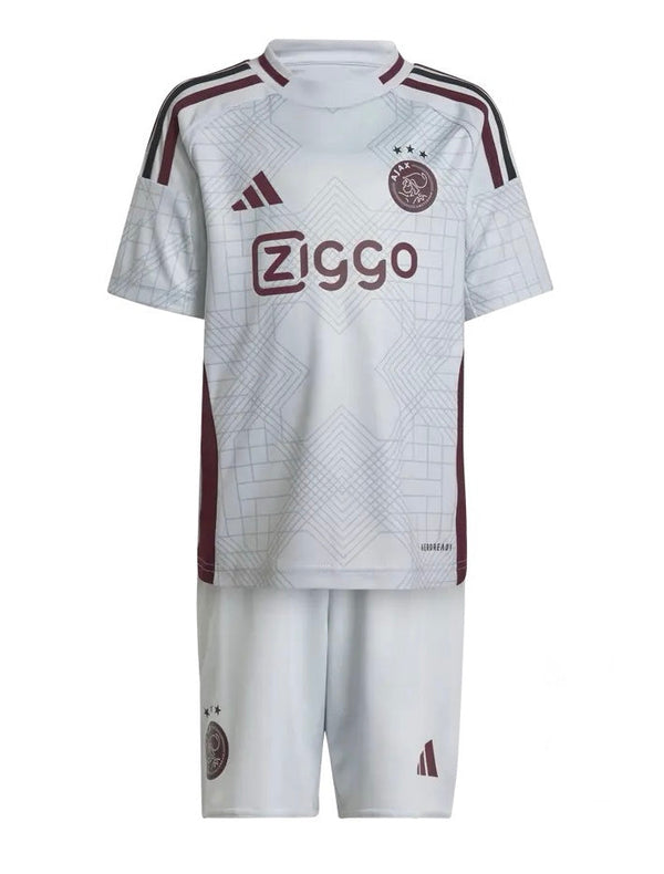 Camiseta y Pantalones Cortos para Niños Ajax Third 24/25