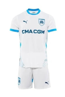 Camiseta y Pantalones Cortos para Niños Olympique de Marseille Home 24/25