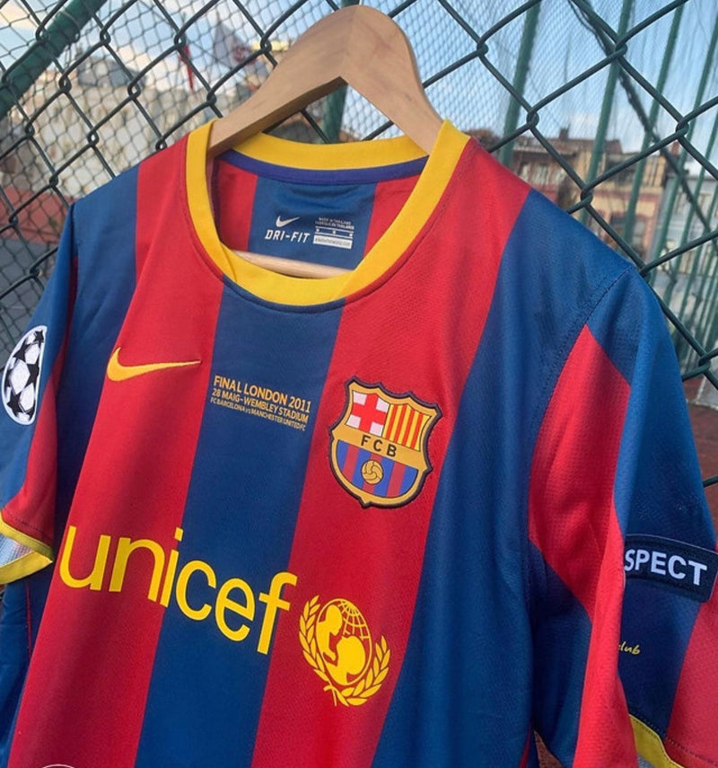 Camiseta FC Barcelona Home Retro 10/11 - Con Patch