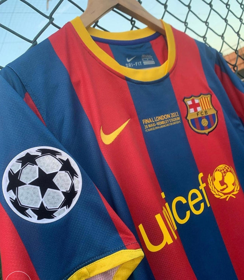 Camiseta FC Barcelona Home Retro 10/11 - Con Patch