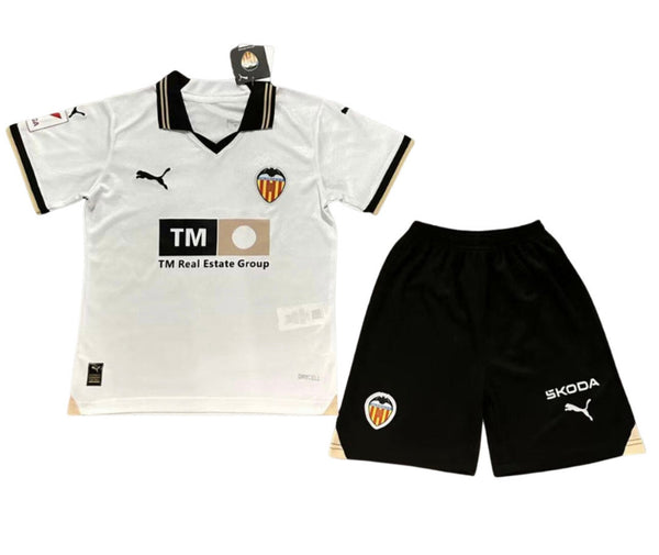 Camiseta y Pantalones Cortos para Niño Valencia CF 23/24