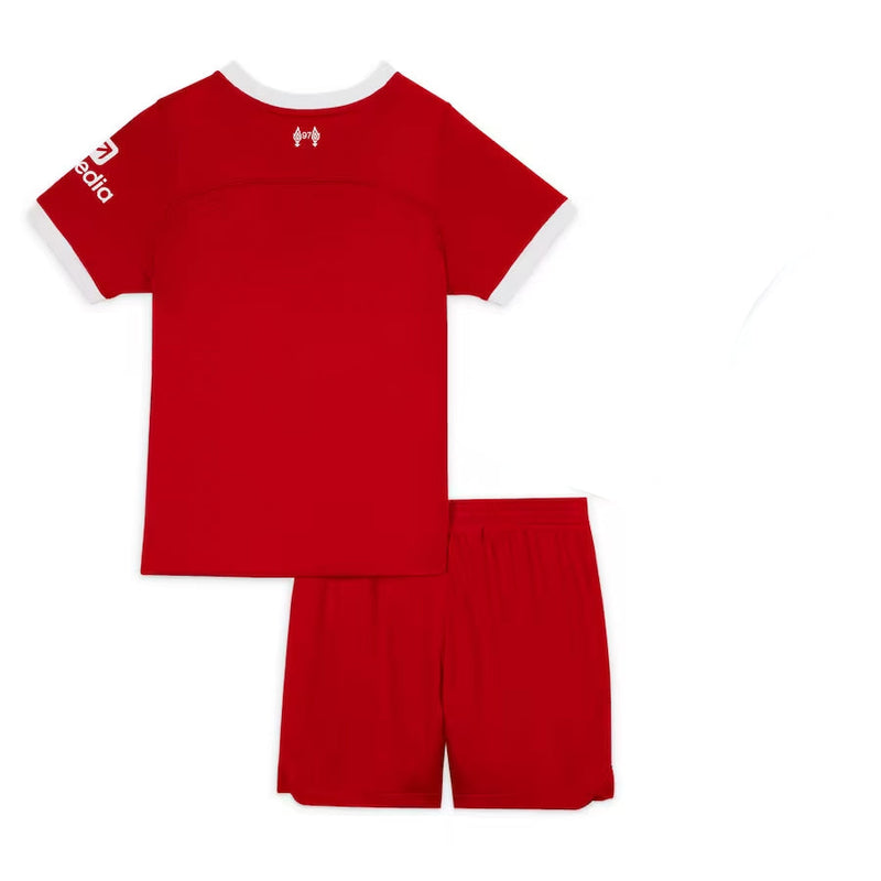 Camiseta y Pantalones Cortos para niños Liverpool Home 23/24