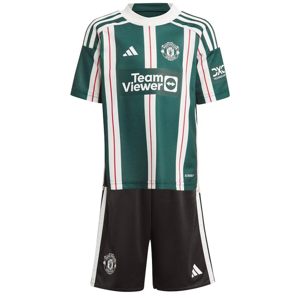 Camiseta y Pantalones Cortos para Niño Manchester United Third 23/24