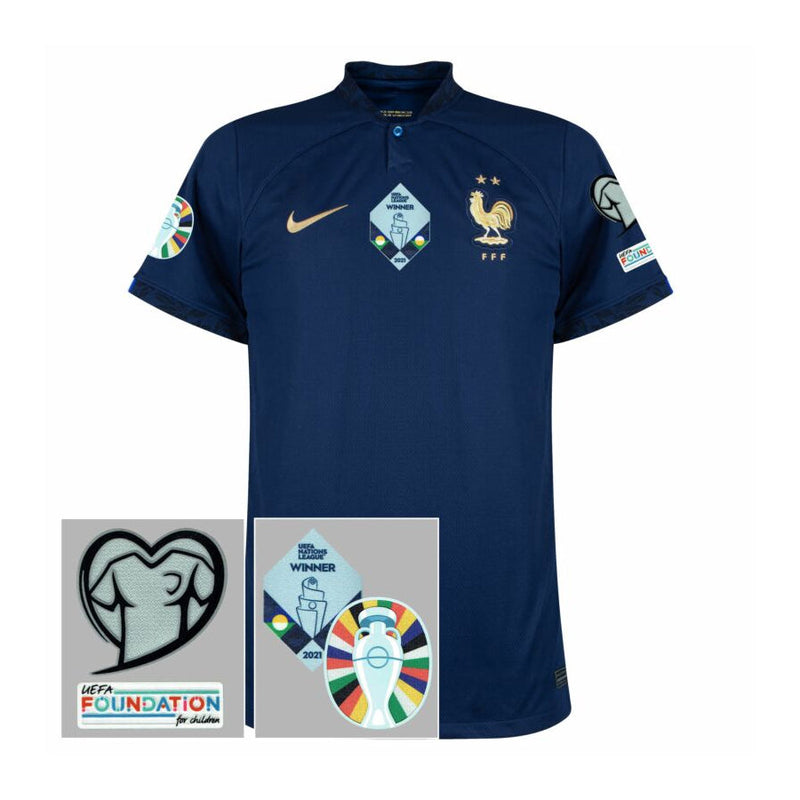 Camiseta Francia Home 22/24 - Patch Euro 2024