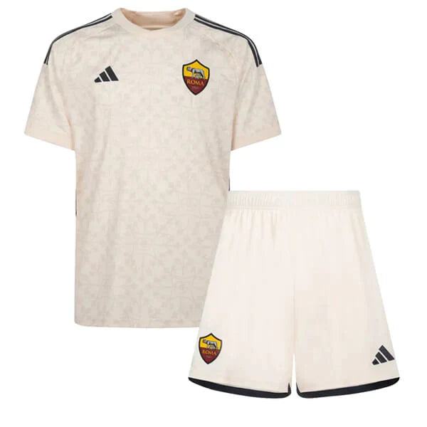 Camisa y Pantalones Cortos para Niños Roma Away 23/24