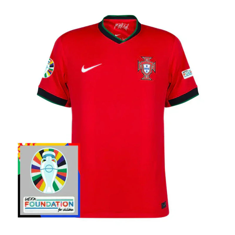 Camiseta Portugal Home 24/25 - Con Patch Euro