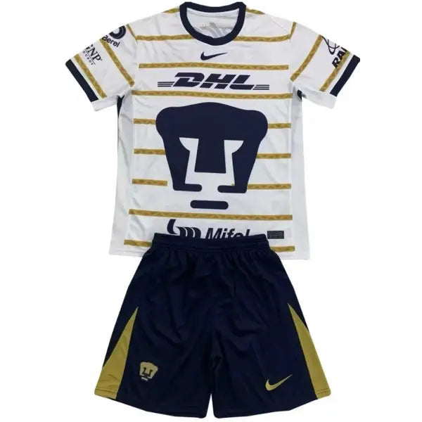 Camiseta e Pantalones Cortos para Niños Pumas Home 24/25