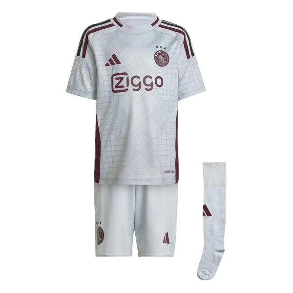 Camiseta y Pantalones Cortos para Niños Ajax Third 24/25 - Con Medias