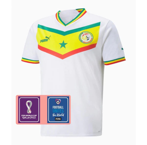 Camiseta Senegal l 2022 - Parche Copa Del Mundo