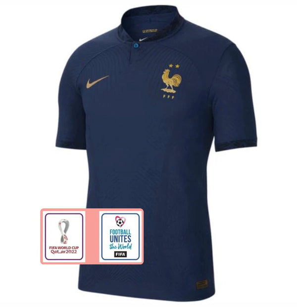 Camiseta Francia I 2022 - Parche Copa Del Mundo