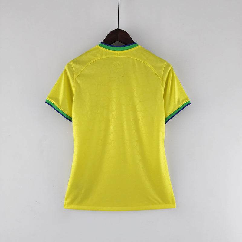 Camiseta Brasil Mujer 2022