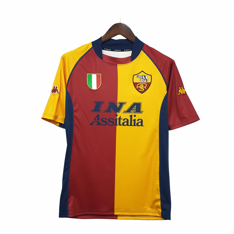 Camiseta Retro Roma 2001-2002 Primera Equipación