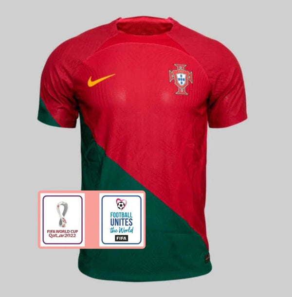 Camiseta Portugal I 2022 - Parche Copa Del Mundo