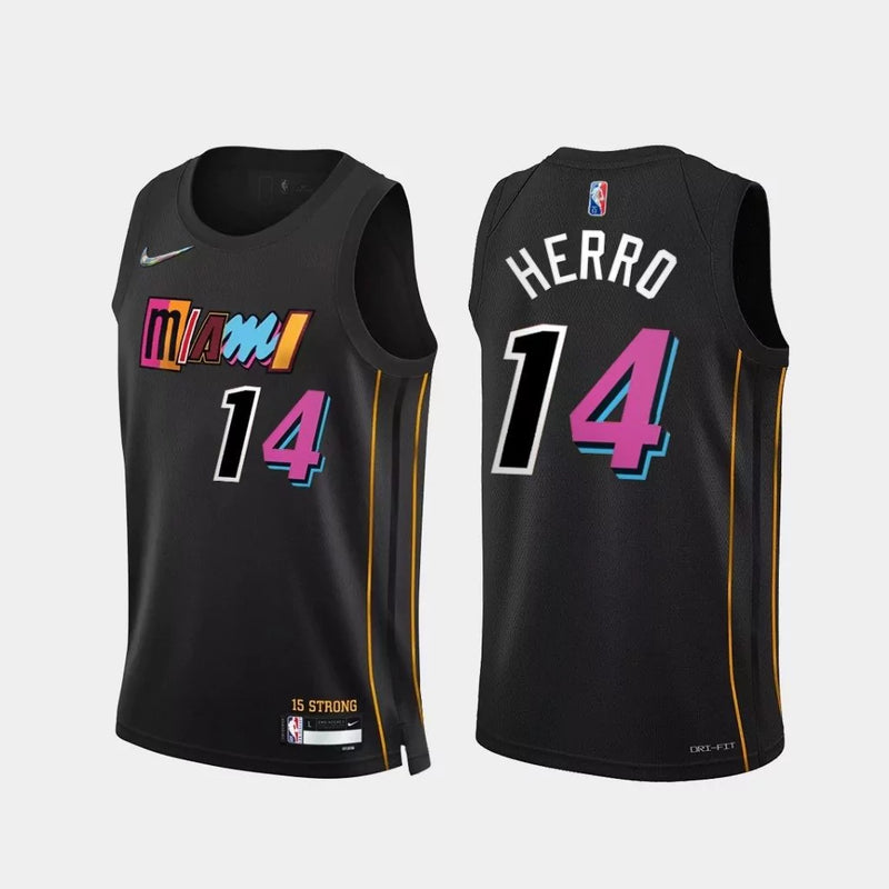 Camiseta NBA Swingman - Miami Heat - City Edition 21-22 75th - Herro