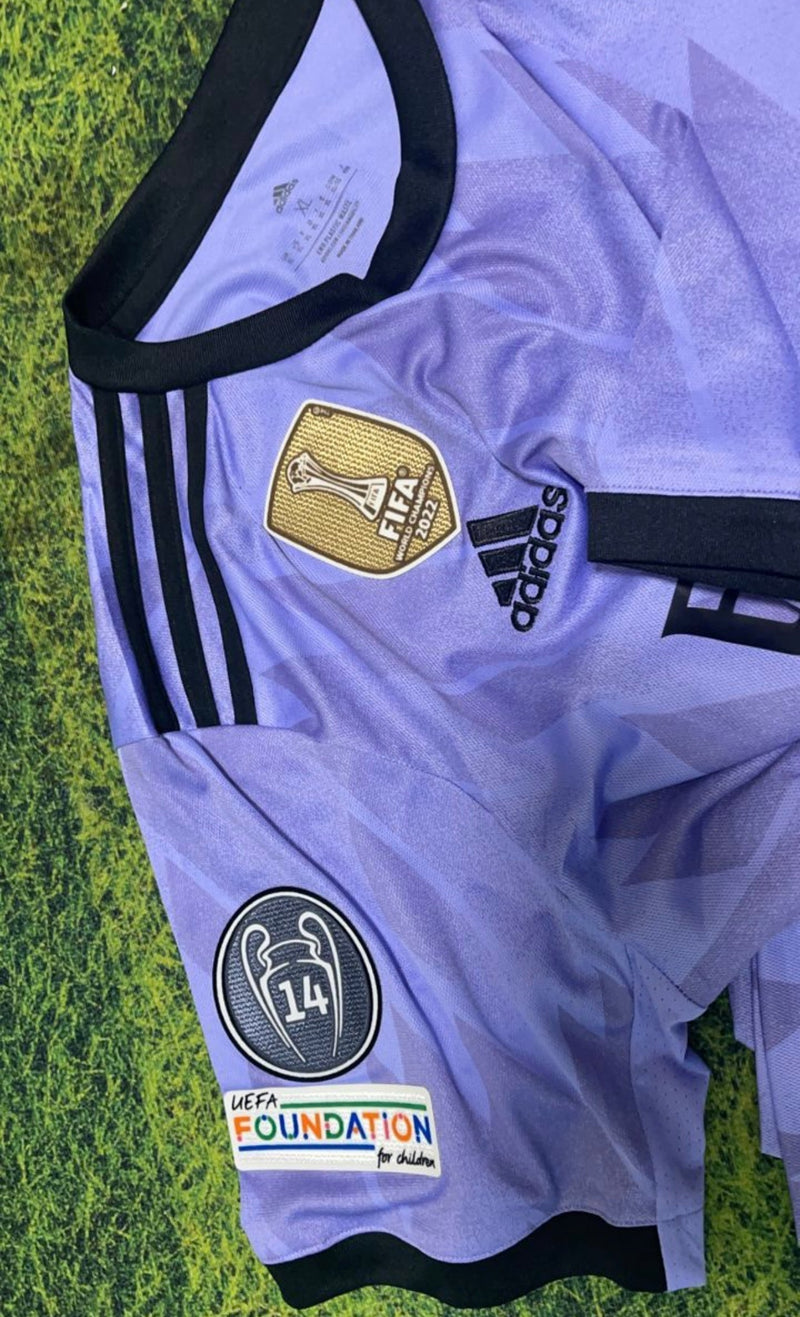 Camiseta Real Madrid III Campeones CWC + UCL