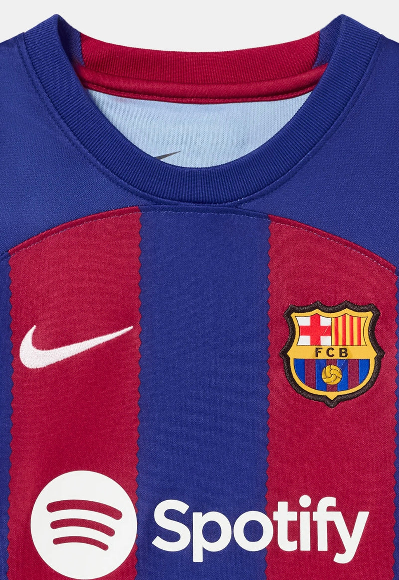 Camisa e Pantalones Cortos para Niño FC Barcelona Home 23/24