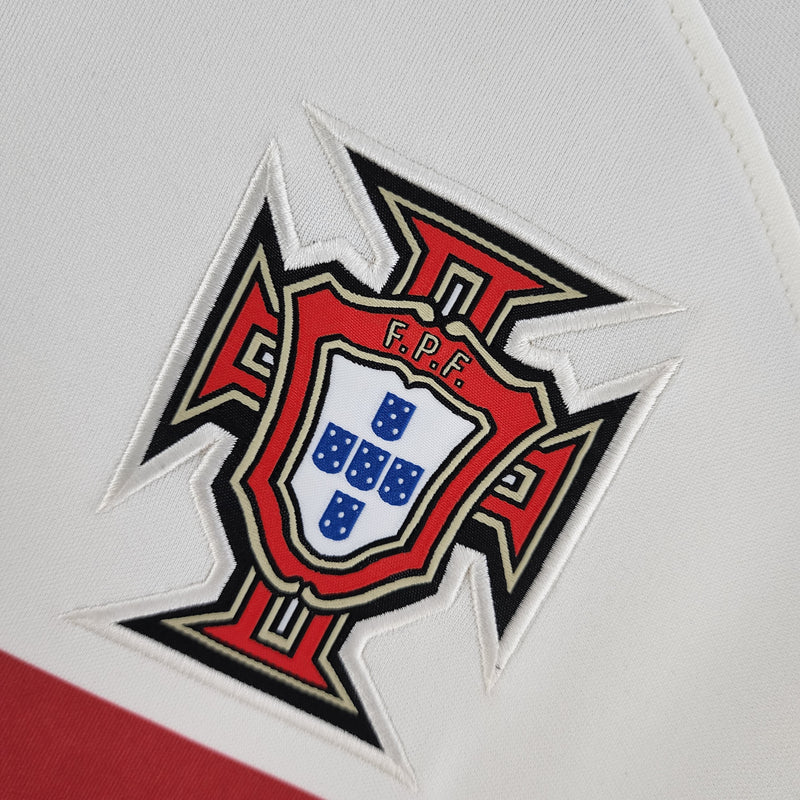 Camiseta Portugal Away 2022-2023 incl. Conjunto de parches de clasificación para la Eurocopa 2024