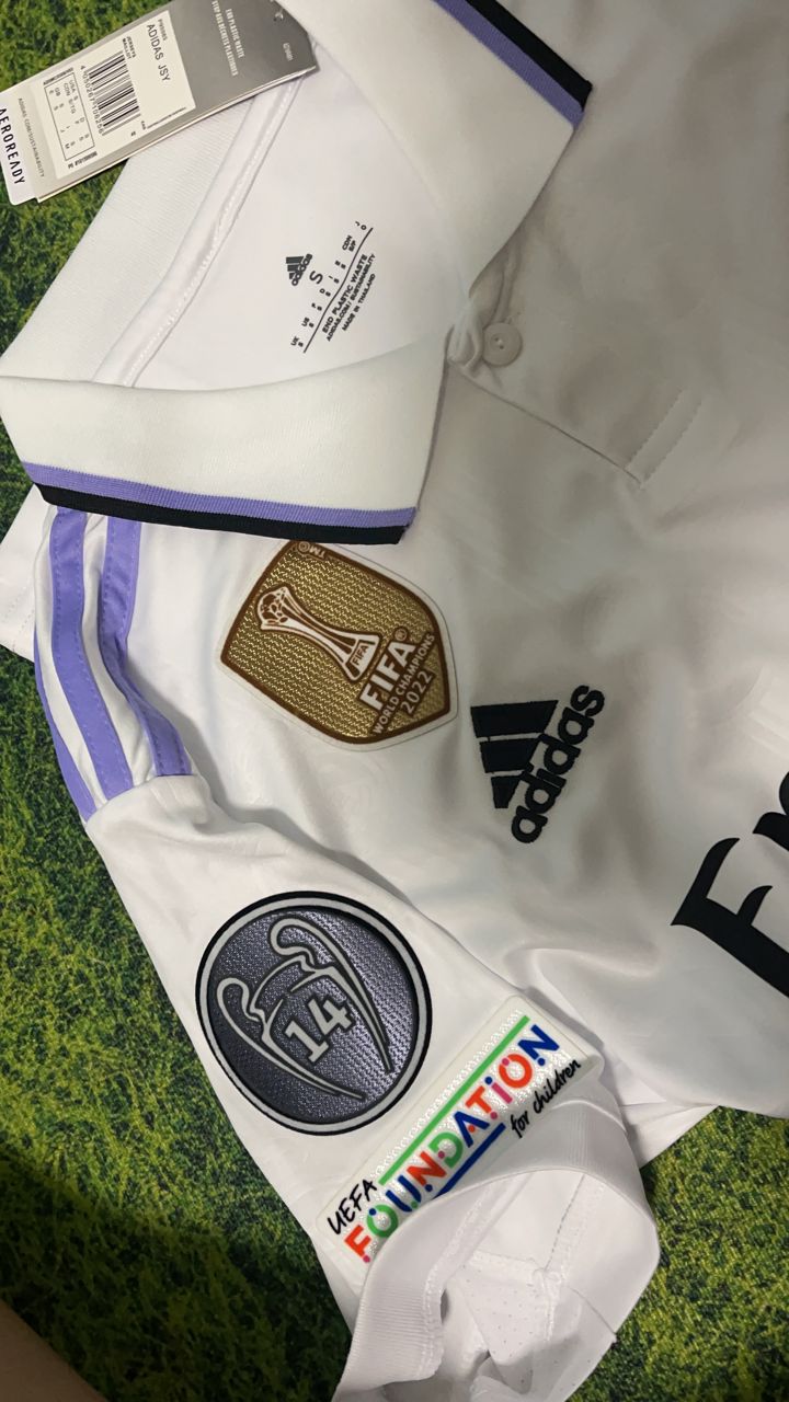 Camiseta Real Madrid Campeones CWC + UCL