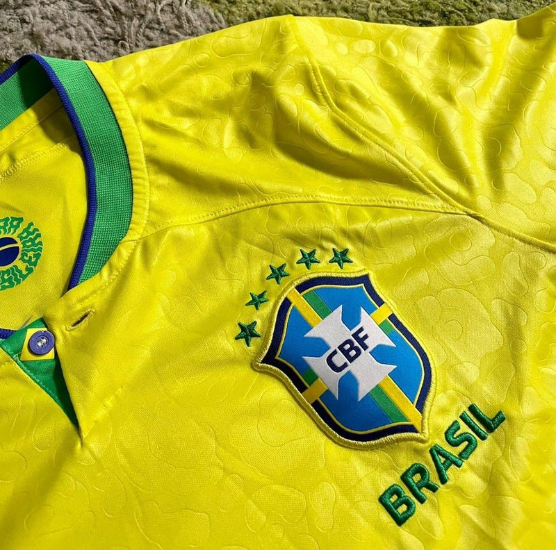 Camiseta Brasil l Amarillo Fan Masculino 22/23