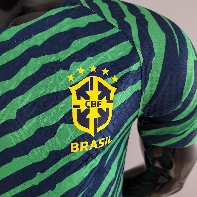 Camiseta Pre Match Brasil Jugador 22/23